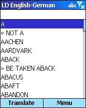 LingvoSoft Dictionary English <-> German for Micro 1.2.16 screenshot
